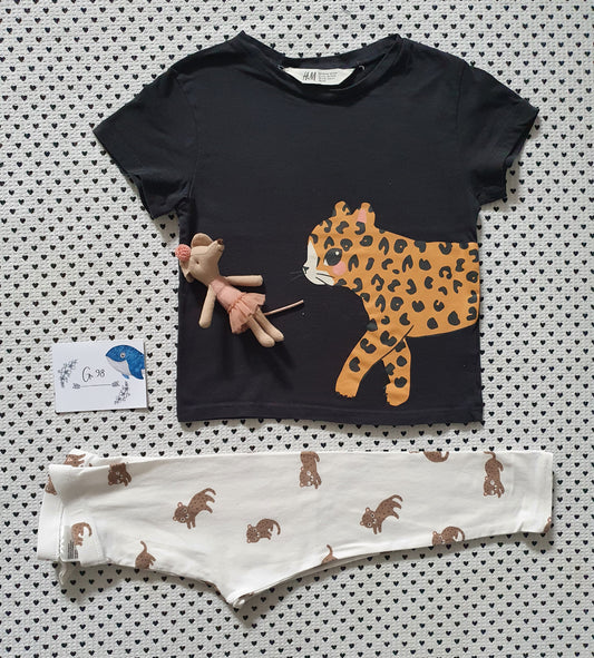 Kids | Mädchen | Set: T-Shirt und Leggings, Gr. 98