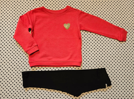 Minis Mädchen  | Set: Pullover und Leggings, Gr. 86/92